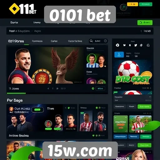 Visão geral do site de jogos 0101 bet