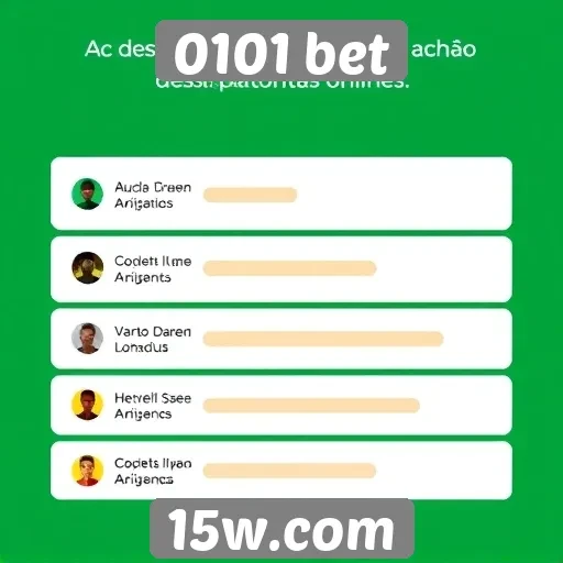 Opiniões de usuários sobre 0101 bet