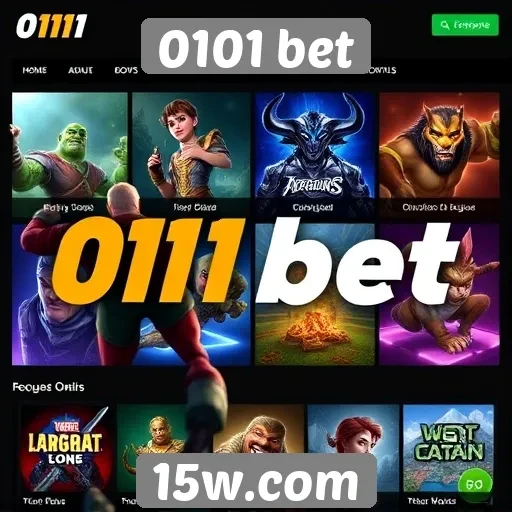 Estudo sobre a variedade de jogos disponíveis na 0101 bet
